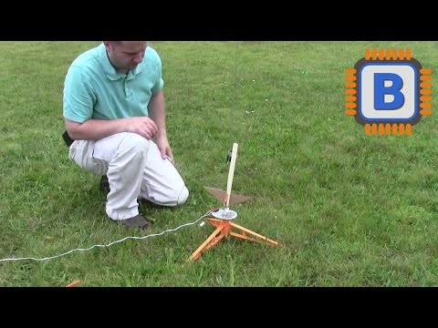 How to build a model rocket from household materials