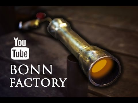 How to build a simple gas forge burner - DIY projects (S01E01) for forging and casting