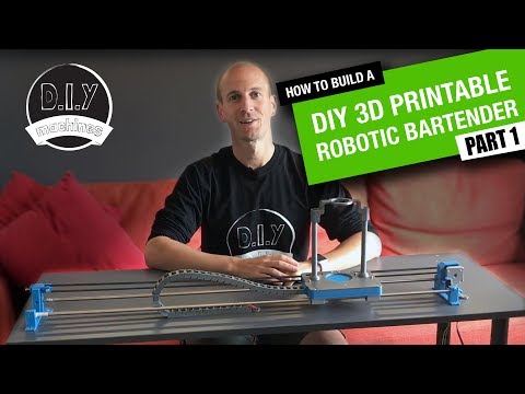 How to build an Arduino based DIY Robotic Bartender - Part 1