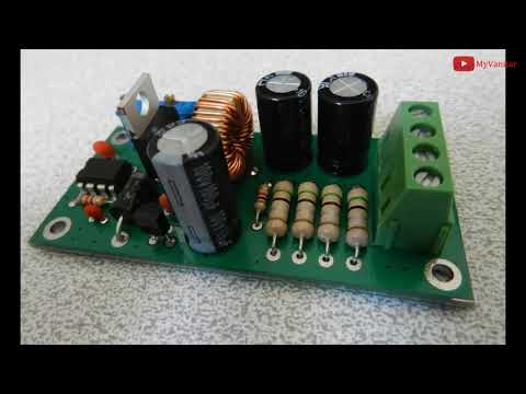 How to build an adjustable switching power supply using LM2576 [Buck Converter, CC-CV]