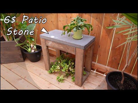 How to build an outdoor wooden side table - DIY Patio Furniture