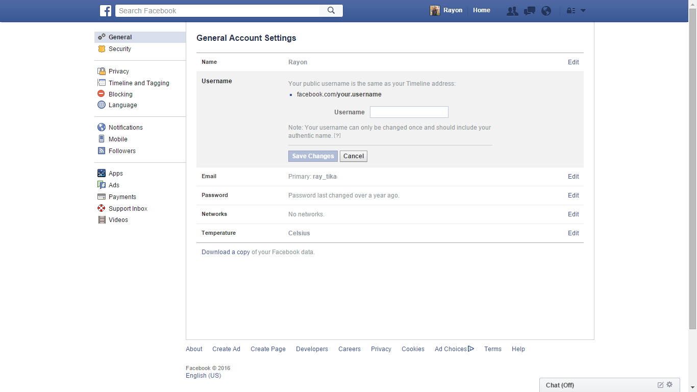 How to change Facebook Username_1.png