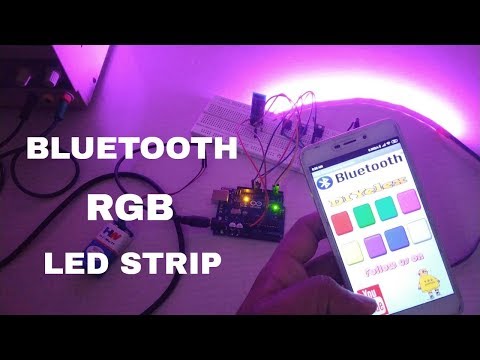 How to control RGB strip using Smartphone