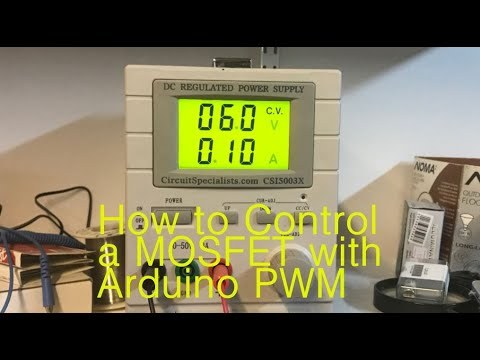 How to control a MOSFET with Arduino PWM