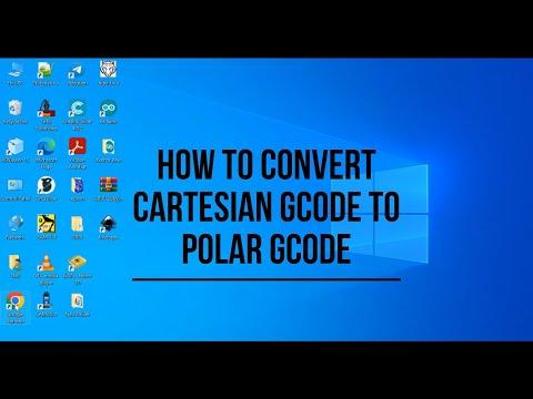 How to convert Cartesian Gcode to Polar Gcode