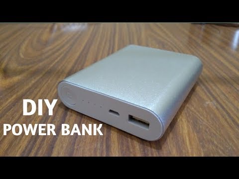 How to convert old laptop batteries into a power bank