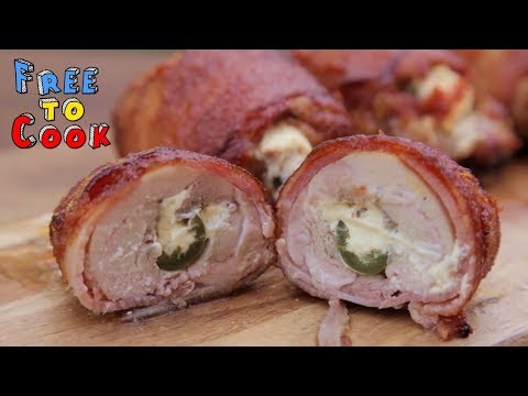 How to cook Bacon Wrapped Jalape&amp;ntilde;o Chicken Poppers