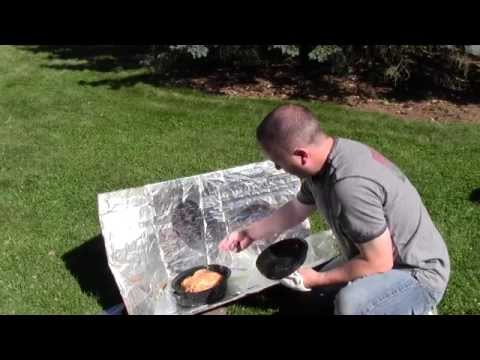 How to cook a chicken in a solar box oven or panel cooker