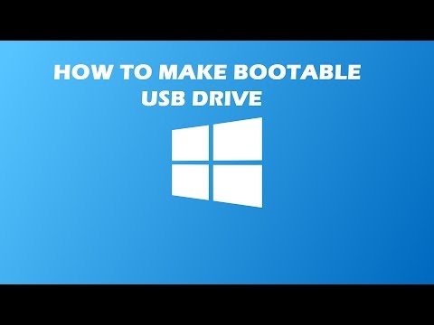 How to create a Bootable Windows USB