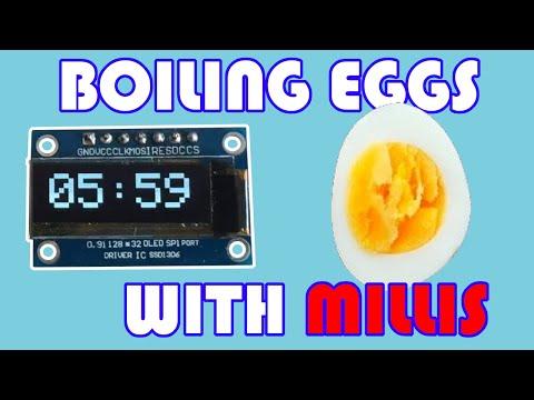 How to create an Eggtimer with Arduino and OLED SSD1306 display using millis function