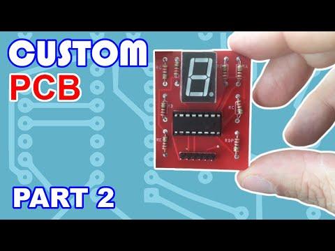 How to create custom PCB for your Arduino Project Part2 -Soldering components and testing