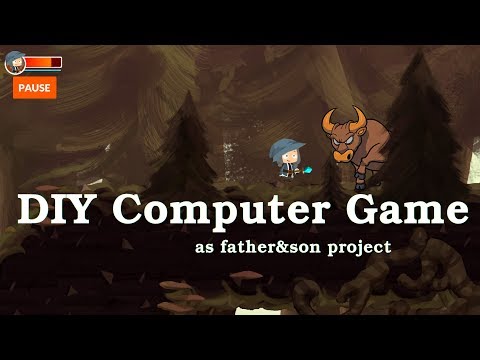 How to create platformer game as a father and son project