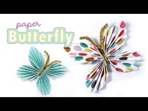 How to do a paper butterfly easily