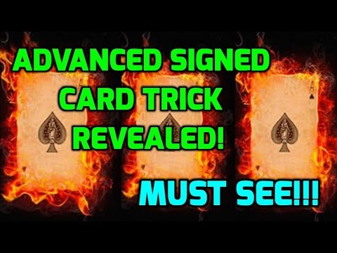 How to do advanced magic trick with a signed card! [MUST SEE]