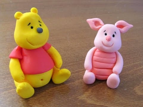 How to do fondant Winnie the Pooh - step by step tutorial