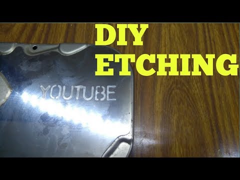 How to etch metal