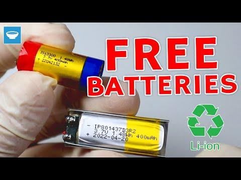 How to find free LiPo batteries from the street and use them in projects