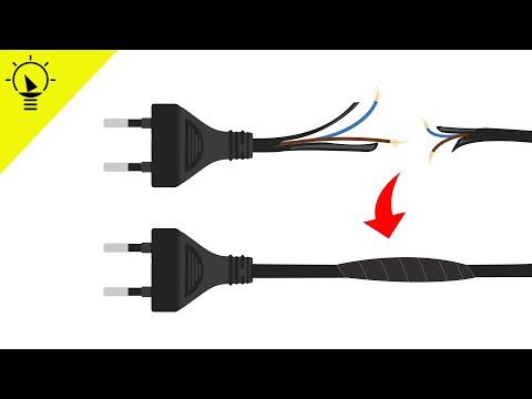 How to fix a Wire or Cord that has been Cut or Damaged | with Minimum Tools