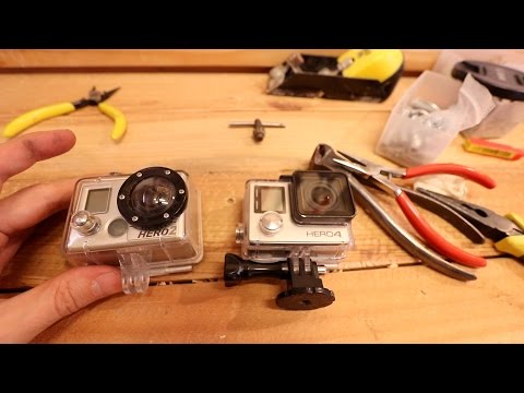 How to fix broken Gopro housing clip DIY