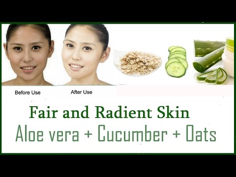 How to get fair skin complexion with aloevera face pack|Aloe vera Skin care tips video