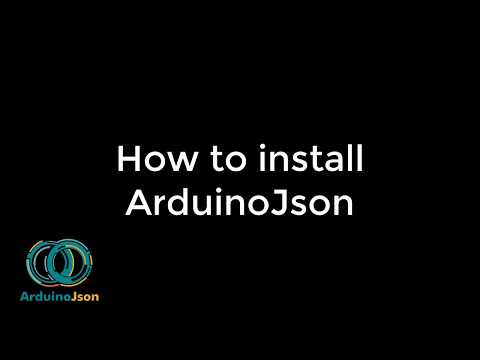 How to install ArduinoJson