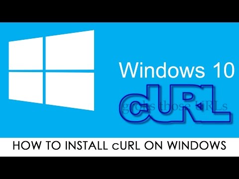 How to install cURL on Windows 10