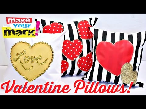 How to make: Valentine's Day Pillows