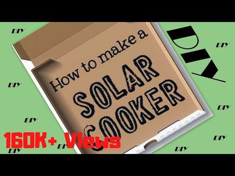 How to make &quot;solar cooker&quot; (Simple Solar cooker) DIY project