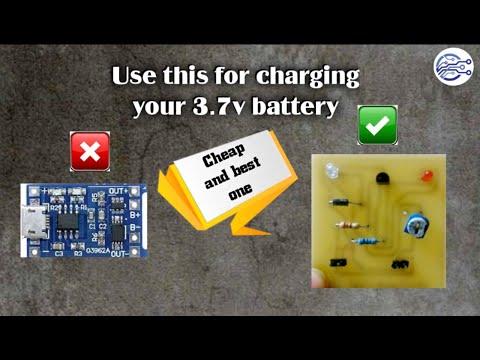 How to make 3.7v battery charge protect circuit | Shashwat__Raj