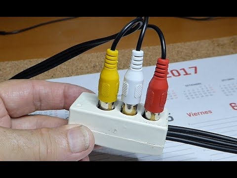 How to make AV Cables for old Camcorders