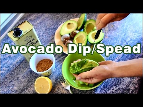 How to make Avocado Dip Spread Salsa