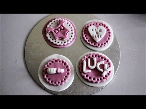 How to make Baby Cupcake Toppers Easy Way