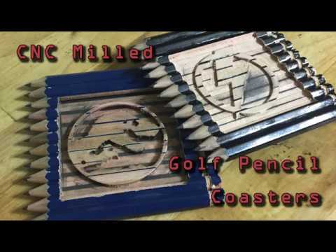 How to make CNC Milled Pencil Coasters