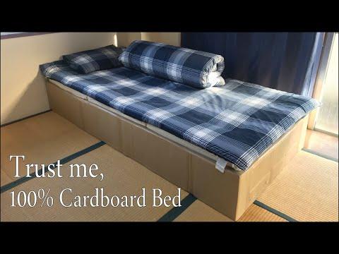 How to make Cardboard Bed || Cardboard Bed