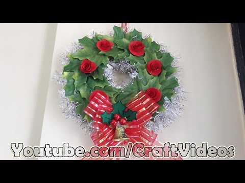 How to make Christmas Wreaths | Christmas wreath making tutorial and Ideas for 2016