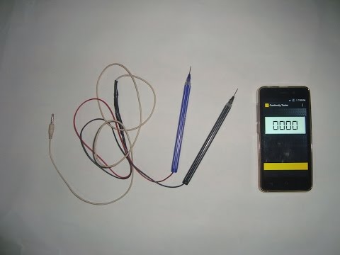 How to make Continuity Tester Using android mobile