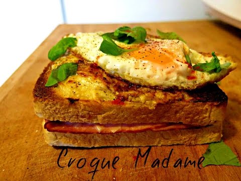 How to make Croque Madame - Stop Motion Cookery