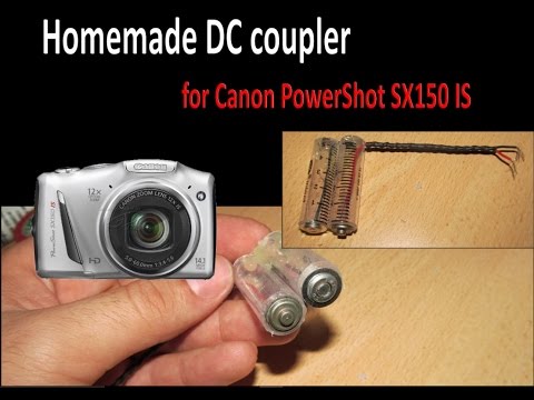 How to make DC coupler for Canon PowerShot SX150