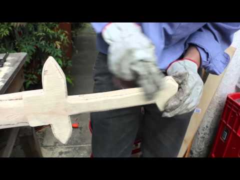 How to make DIY Double Hand Wooden Sword