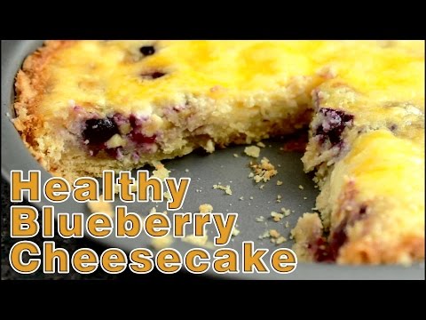 How to make Healthy Blueberry Curd Cheesecake