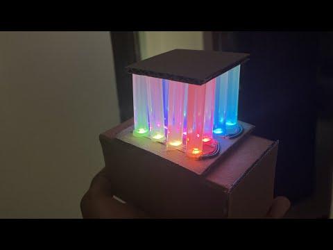 How to make Hot Glue RGB LED Matrix lamp with Arduino