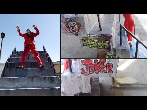 How to make Joker dancing on stairs diorama | DIY Graffiti wall Art.