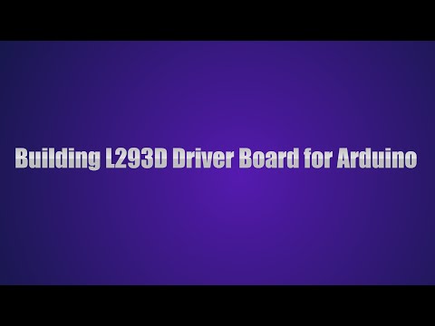 How to make L293D Motor Driver Board for Arduino