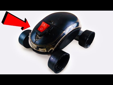 How to make MINI Electric Mouse CAR easy Science Project For KIDS DIY at Home