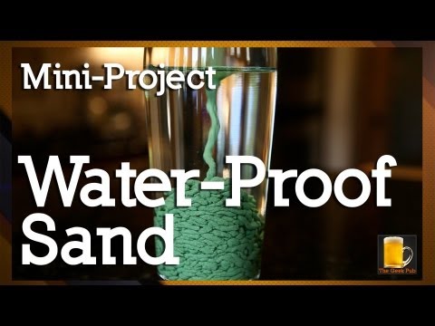 How to make Magic Water-Proof Sand (Magic Sand)