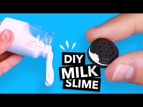 How to make Milk Slime! Homemade Slime!