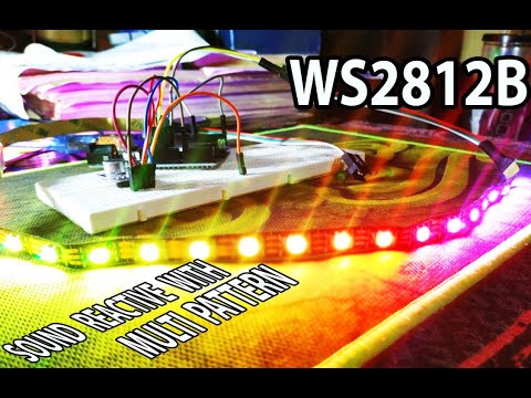 How to make Music Reactive WS2812B LEDs with Multi Pattern