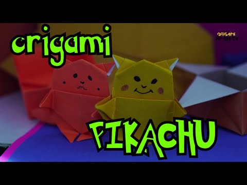 How to make Origami Pikachu: By Origami Artists