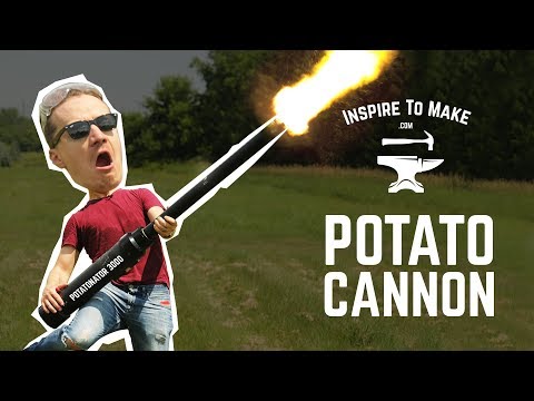 How to make POTATO CANNON - [ Gone Wrong ]