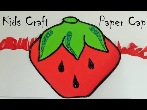 How to make Paper Cap for school activity, DIY Kids Craft